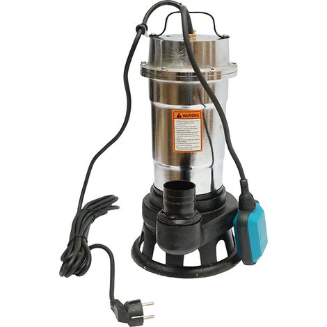 Pompa per acqua sporca, drenaggio sommerso con galleggiante 1000W, 380 L/min, altezza 12m, 220V Breckner Germany