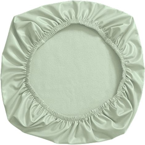 1 Pièces PU en Cuir Housse de Chaise de Bureau Résistant à l'eau Antidérapante Housse de siège Extensible Imperméable Étanche à l'huile Rotatif Housses de Chaise-Vert (1/5)