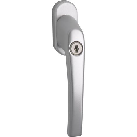 ROTO Fenstergriff ROTOLINE - Sperrzylinder, 40 Nm, Aluminium silber eloxiert