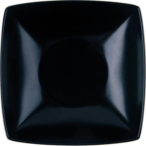 Assiette Creuse, céramique, Noir (1/4)