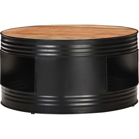 Maison Exclusive - Couchtisch Schwarz 68x68x36 cm Akazie Massivho