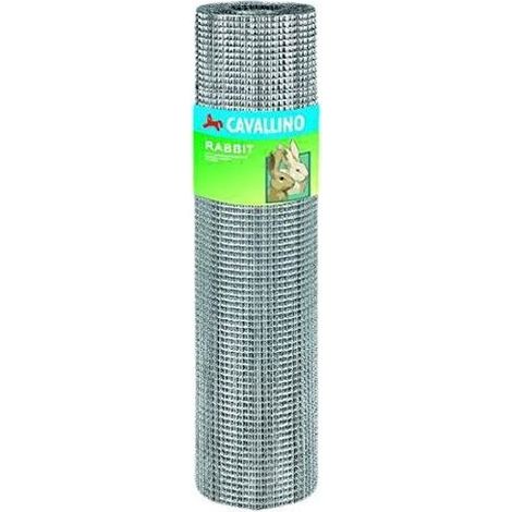 Rete Cavallino Rabbit Zincata 9,53X9,53 Filo 0,80 H.Cm. 50