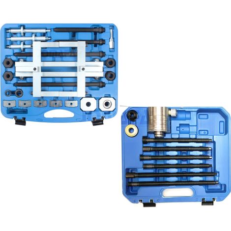 Extractor de inyectores hidraulico 17 toneladas con juego de adaptadores para Fiat, Ford, Opel, PSA Citroen peugeot y Suzuki