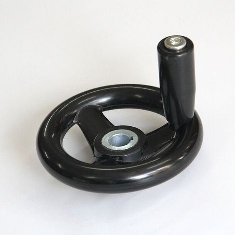 Fresadora YMYNY 12 x 125 mm Volante de radios Negro (1/4)