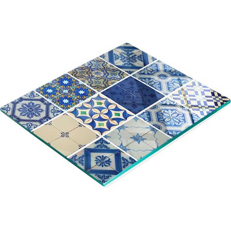 Tagliere e vassoio da cucina decorativo in vetro 60x52 cm (1/5)