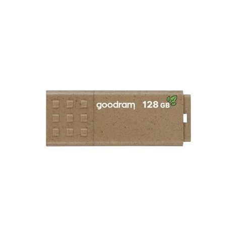 Goodram UME3 Eco Friendly unità flash USB 128 GB USB tipo A 3.2 Gen 1 (3.1 Gen 1) Marrone (1/5)