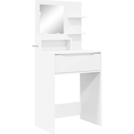 Maison Exclusive - Tavoli da Trucco per Camera da Letto Bianco 80 x 39,6 x 135 cm
