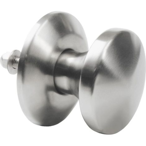 Bouton de porte d´entrée 20 Ø80 mm Acier inoxydable AISI 304 Mat (1/2)