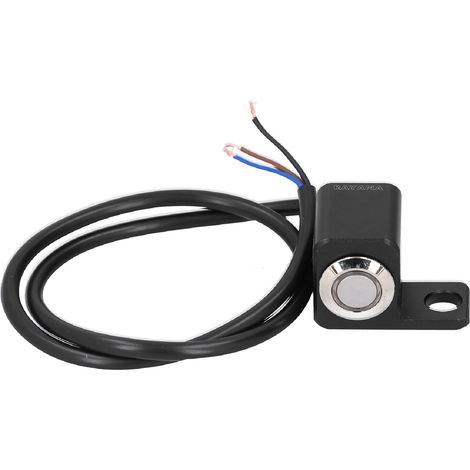 Interrupteur étanche pour guidon, phare et anti-brouillard, bouton ON-OFF, montage 0.4 pouce avec voyant rouge, verrouillage de réinitialisation (côté droit) (1/5)