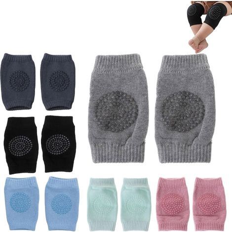 Genouillères Bébé 6 Paires Protège Genoux,Genouillères Bébé Antidérapantes,Aider les Nourrissons à Ramper,Protection Douce,Genouillère Enfant Knee Pads Pour Tout-Petits 0-24 Mois (1/5)