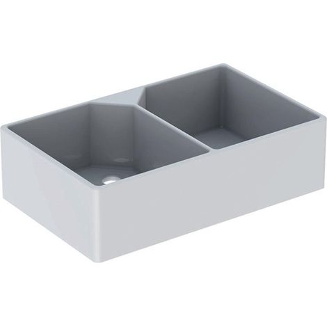 Timbre d'office Geberit Publicaavec deux cuves: B:90cm, H:25cm, T:56cm