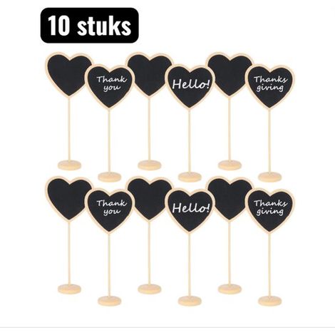 10 piezas, Pizarras, Mini pizarras decorativas, Tablero para exhibir suculentas y flores, Negro, Rectángulo irregular (1/5)