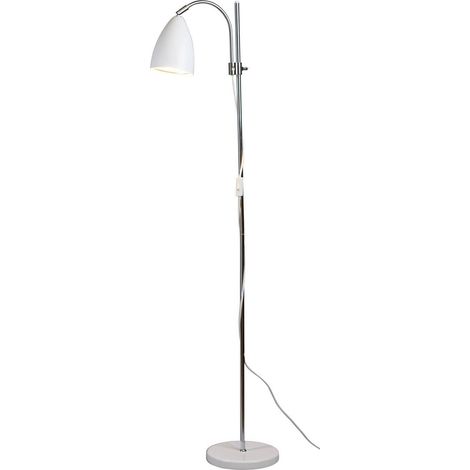 Belid Sway - Lampadaire 1 Lumière Blanc Mat, E27