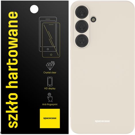 Cover posteriore in silicone opaco per Galaxy S24 Plus + Glass (1/5)