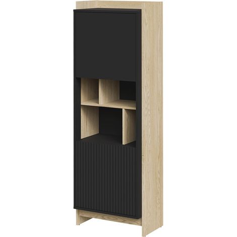 Étagère Mavnoli 107 , Avec des portes, Fermé, Stratifié, Le nombre de portes: 0, Nombre de tiroirs: 0, 181x59x38cm (1/4)