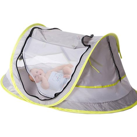 Tente de Plage Anti-UV pour Enfants et Bébés - Protection Solaire UPF50+ avec Moustiquaire - Tente Pop-Up Portable (1/3)