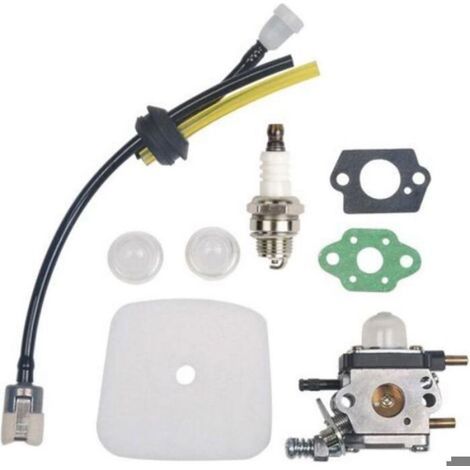 Kit Carburateur C1U-K54A avec filtre à air et bougie d'allumage - Pour motoculteur/cultivateur 2 cycles Mantis 7222 7222E 722 (1/5)