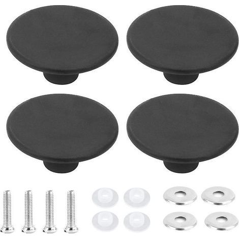 Bouton Couvercle Casserole - Acier Inoxydable Et Bakélite - Universel Pour Couvercles En Verre Ou Métal - 4 Pièces (1/5)