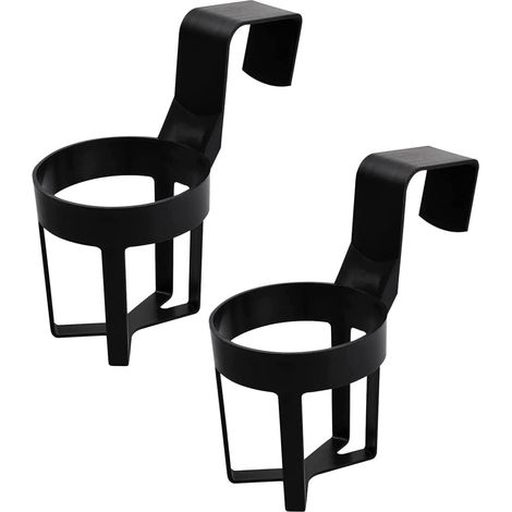 Porte-gobelet - Porte-gobelet pour voiture - Support portable - Convient pour bateaux, camions, voitures, maison, bureau, école - Noir (1/5)