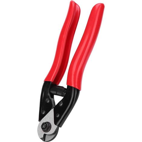 Pince coupante pour câble de vélo - Longueur : 19 cm - Large application : alliage d'acier au chrome vanadium - Portable - Coupe facile - Ouverture maximale de 11 mm pour l'entretien (1/5)
