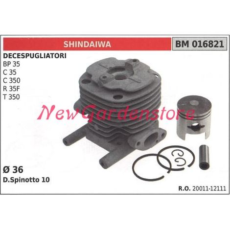 Cilindro pistone segmenti SHINDAIWA motore decespugliatore BP 35 C 35 350 016821