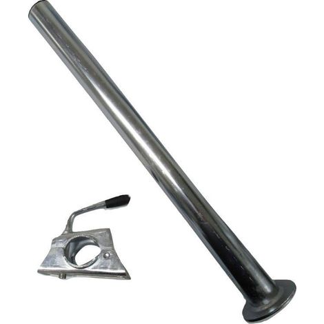 Trailer Prop Stand Drop Tube & Clamp 48MM x 600MM (Caravan Support Leg Steady Bar) (1/5)
