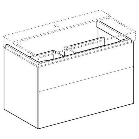 Geberit Xeno 2 Waschtischunterschrank 880x530x462mm, 2 (1/5)
