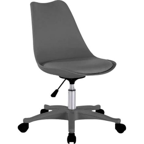 Chaise de Bureau Design "Kiruna" 92cm Gris