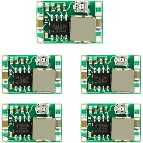 5PcsSmall Mini 360 Adjustable DC Power Supply Module Mini Step Down Module (1/5)