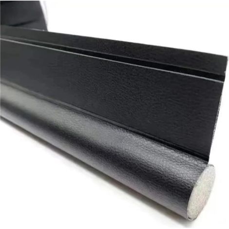 Joint De Porte Bande d'étanchéité Coupe-Vent, Bas de Porte, étanche sous Le Pare-Vent, Bande d'étanchéité isolée et insonorisée, Bande d'étanchéité en Mousse réglable(Noir) (1/5)