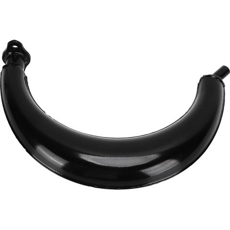 Halbmondförmiger Stahlauspuff (40 mm/1,58 Zoll) für 49-cm³-, 60-cm³-, 66-cm³- und 80-cm³-Zweitaktmotoren und motorisierte Fahrräder (1/5)