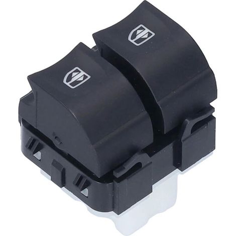 254118722R Interrupteur à bouton-poussoir de régulateur de vitre électrique automobile, adapté à Renault MK1 2012, commande la montée et la descente de la vitre électrique.