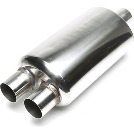 Silencieux arrière sport universel inox TA Technix 2 x 52mm rond-27480617
