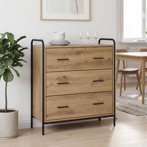 vidaXL Sideboard Artisan Oak 73 x 33 x 81 cm Engineered Wood (1/5)