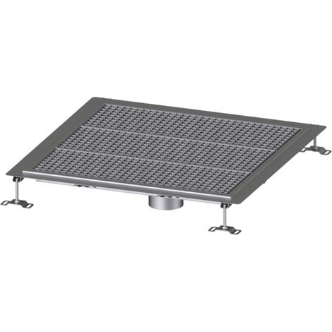 -Bodenwanne Ferrofix Klebeflansch H: 6 mm, 800 x 800 mm