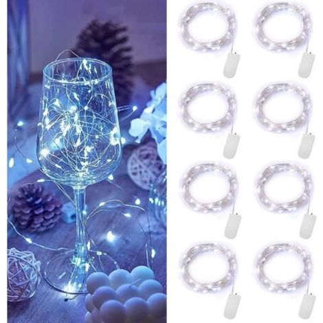 Lichterkette – 1 m – 10 LEDs – IP65 wasserdicht – Kaltweiß (1/5)
