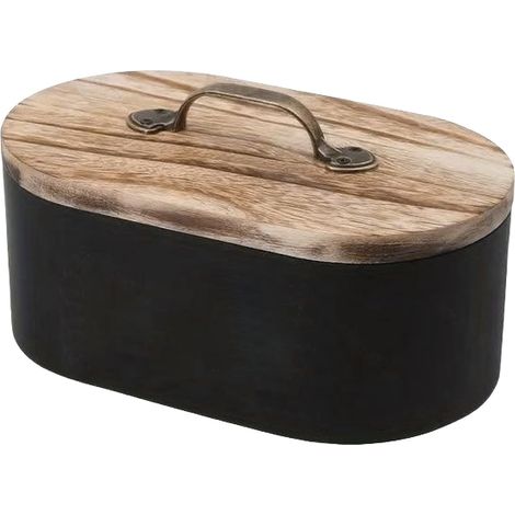 Holzbox Badezimmer Organizer Behälter Dekorative