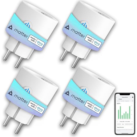 Prise Connectée 16A WiFi Surveillance énergie (1/5)