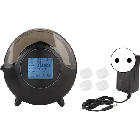 Sèche-boîte de filament imprimante 3D, écran tactile, chauffage 360°, déshydrateur consommables, 100-240V prise UE, boîte de séchage (1/5)