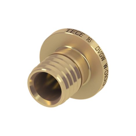TECE TECEflex Tapón estándar latón, Dim. 16, 765116