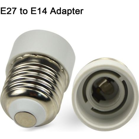 10 PCS. E27 A E14 ADAPTADOR PORTALÁMPARAS E14 A E27 /GU10/B22     -E27 a E14   -