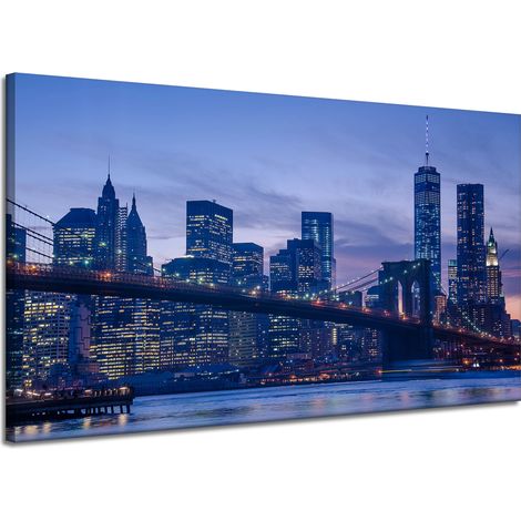 Stampa su tela "Architettura di New York" 120x70 cm