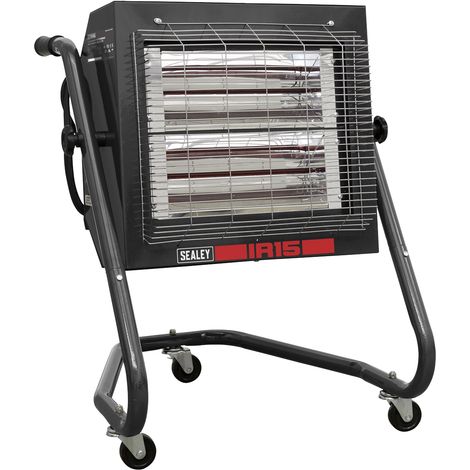 Sealey IR15 Infrared Halogen Heater 1.4/2.8kW 230V