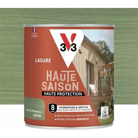 Lasure 8 ans V33 Haute Saison Vert Provence 0,75 L (1/4)