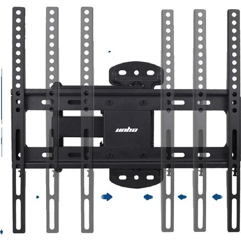 Support mural TV, inclinaison et rotation réglables, compatible avec les téléviseurs de 26 à 55 pouces, noir (1/2)