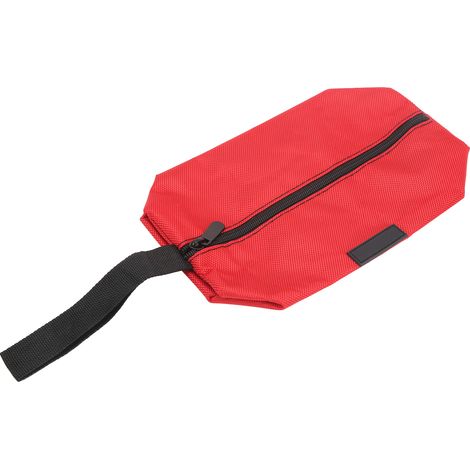 Dicke, multifunktionale Werkzeugtasche aus wasserdichtem Oxford-Gewebe für Elektriker, rot (1/5)