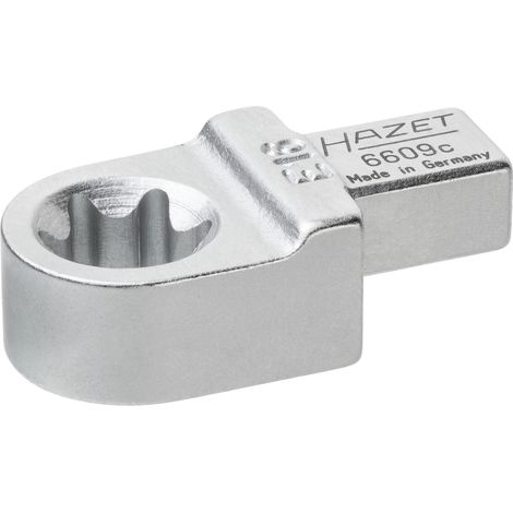 Einsteck Ringschlssel 6609C-E16 9 x 12 mm Einsteck-Vierkant massiv Auen TORX Profil SW E16 (1/2)