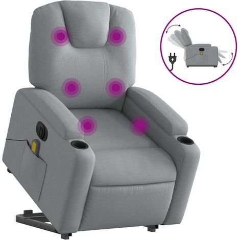 Maison Exclusive - Elektrischer Massagesessel mit Aufstehhilfe He