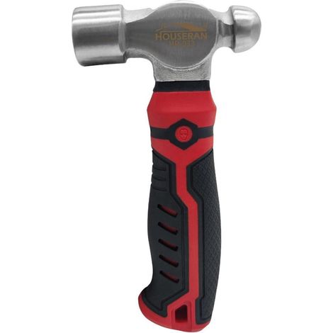 Kugelhammer 376g mit Gummigriff für Metallbearbeitung und Bastelarbeiten (1/5)
