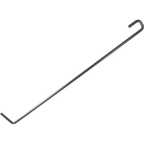 Préparation du fer ronde pour la cheminée